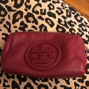 TORY BURCH LEATHER MAKE-UP BAG